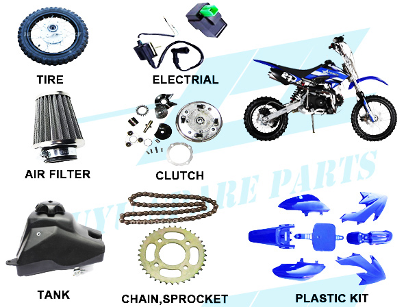 Dirt bike spare sales parts